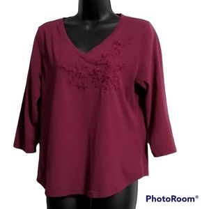 Christopher & Banks Ladies Top Sz M